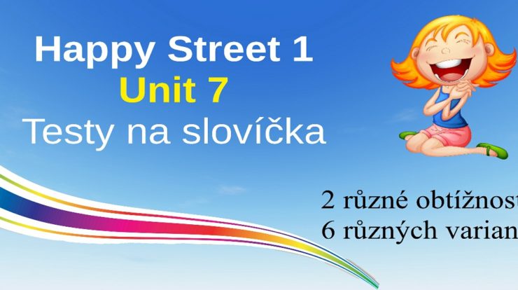 happy street unit 7 vocabulary tests