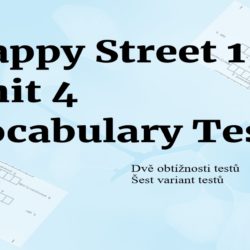 Happy Street 1 unit 4 Vocabulary tests