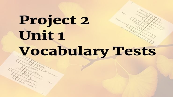 Project 2 Unit 1 - testy na slovíčka - Učíme AJ